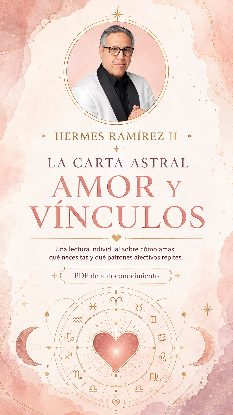 Portada de la carta astral Amor y Vínculos