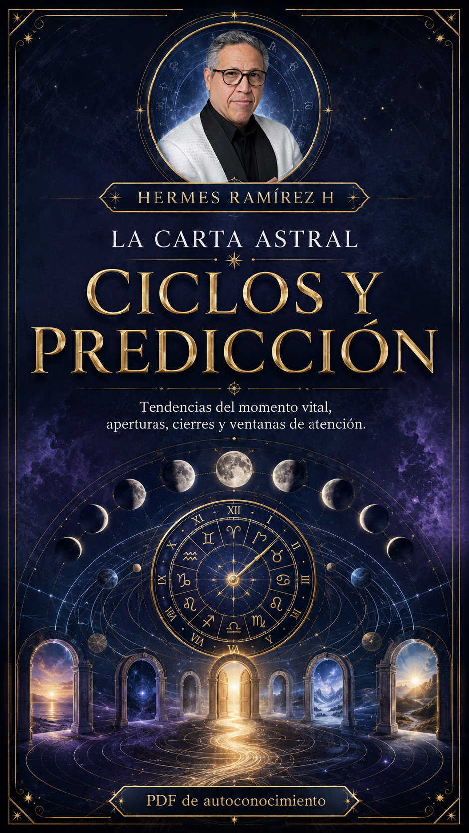 Portada de la carta astral Ciclos y Predicción